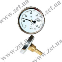 Термометр биметаллический ТБ 63/100 класс точности 2,5/1,5